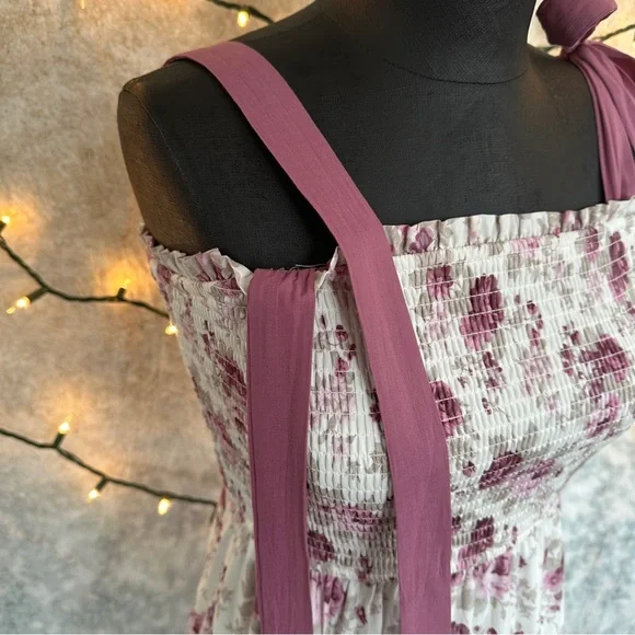 NWT Altar'd State Pink Floral Dress - Picture 12 of 16